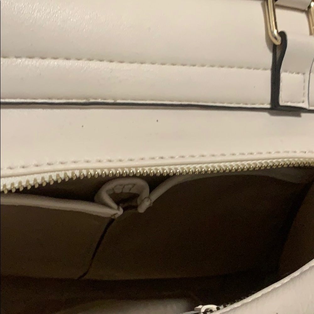 🔥NWT Jones New York Summer Handbag Cream/Tan&Pink - Picture 6 of 8